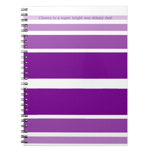 Casual duikboten en paars notitieboek (Voorkant)