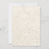 Casual elegante strandbruiloft uitnodigingen (Achterkant)