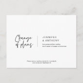 Casual elegantie, wijziging van plannen, uitgestel briefkaart (Voorkant)