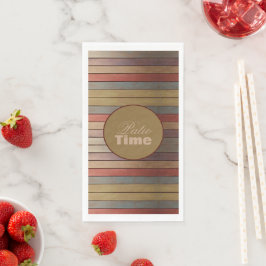 Casual en leuke streep servet