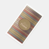 Casual en leuke streep servet (Hoek)