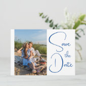 Casual en zorgvuldig sparen de Kaart van de Datum (Staand voorkant)