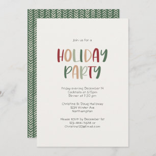 Casual feestdag kaart