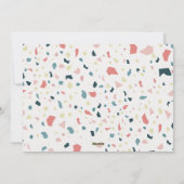 Casual feestelijke kleurrijke kerst drie foto feestdagenkaart (Achterkant)