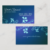 Casual Floral Visitekaartje (Voorkant / Achterkant)
