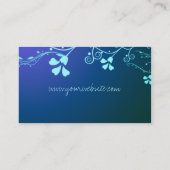 Casual Floral Visitekaartje (Achterkant)