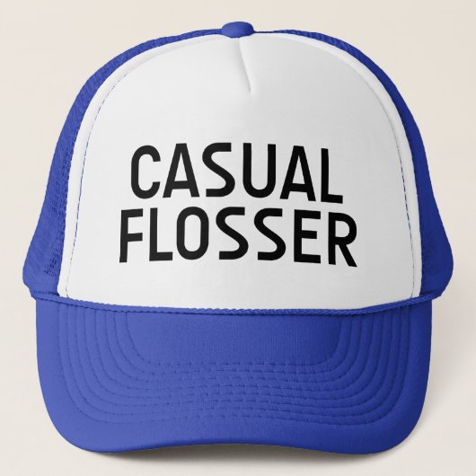 CASUAL FLOSSER-slogan pet (Voorkant)