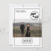 Casual foto bruiloft save the date (Voorkant)