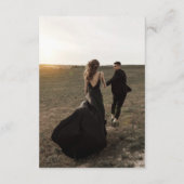 Casual foto informatiekaartje (Achterkant)