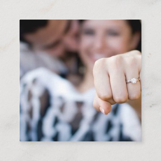 Casual foto QR-code Informatiekaartje (Achterkant)