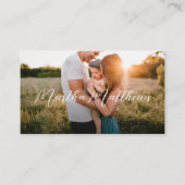 Casual foto visitekaartje (Voorkant)