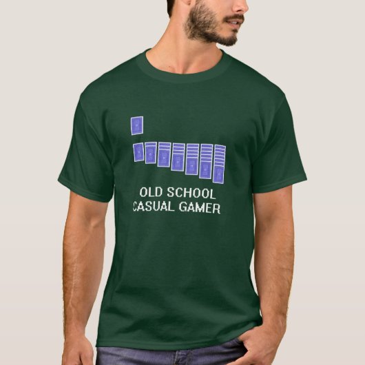 Casual gamer oude school t-shirt (Voorkant)