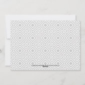 Casual geborsteld BEWERKBARE KLEUR Nieuwjaar kaart (Achterkant)