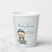 Casual Gezellig Baby shower Gepersonaliseerd Papieren Bekers (Achterkant)