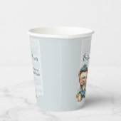 Casual Gezellig Baby shower Gepersonaliseerd Papieren Bekers (Rechts)