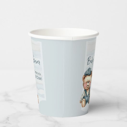 Casual Gezellig Baby shower Gepersonaliseerd Papieren Bekers (Rechts)