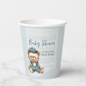 Casual Gezellig Baby shower Gepersonaliseerd Papieren Bekers (Voorkant)