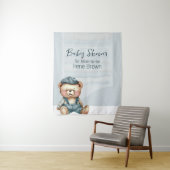 Casual Gezellig Baby shower Tapestry Achtergrond Wandkleed (In situ)