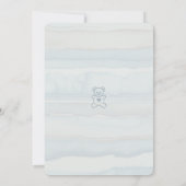 Casual gezellige Beer Baby shower Uitnodiging (Achterkant)