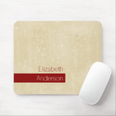 Casual grafische beige grunge met moderne stijlnaa muismat (Met muis)