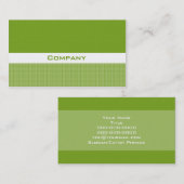 Casual groen visitekaartje (Voorkant / Achterkant)