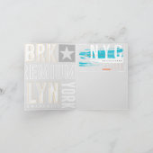 Casual groet New York Bronx Urban Art Kaart (Binnen)