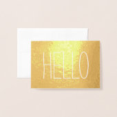 Casual Hallo Folie Kaarten (Voorkant met envelop)