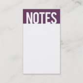 Casual Hallo kaart / visitekaartje Contactkaartje (Achterkant)