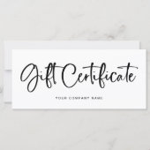 Casual handgeschreven script | Cadeaubon (Voorkant)