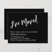 Casual handschrift Black Ik heb aankondiging verpl (Voorkant / Achterkant)