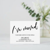 Casual handschrift Eenvoudig Ik heb de typografie  Briefkaart (Staand voorkant)