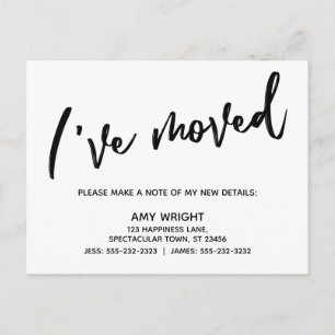 Casual handschrift Eenvoudig Ik heb de typografie  Briefkaart