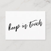 Casual handschrift Eenvoudig We hebben Handout Kaa Visitekaartje (Achterkant)