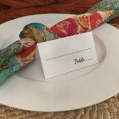 Casual Handschrift Eenvoudige Typografie Veelzijdi Plaatskaartje