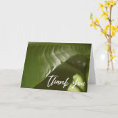 Casual handschrift Hartelijk dank, Banana Leaf Fot Kaart (Gele Bloem)