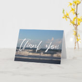 Casual handschrift Hartelijk dank voor het gebruik Kaart (Gele Bloem)