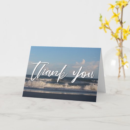 Casual handschrift Hartelijk dank voor het gebruik Kaart (Gele Bloem)