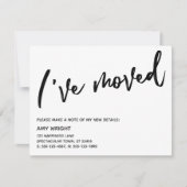 Casual handschrift Ik heb Kaart Aankondiging verpl (Voorkant)