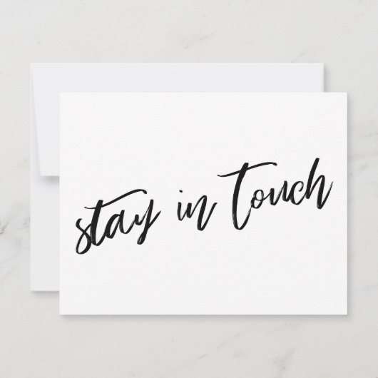 Casual handschrift Ik heb Kaart Aankondiging verpl (Achterkant)