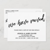 Casual handschrift Simple We hebben Typografie ver Briefkaart (Voorkant / Achterkant)