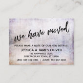 Casual handschrift We hebben  Grunge Kaart verplaa Visitekaartje (Voorkant)