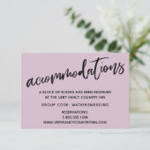 Casual handschriftherschikkingen informatiekaartje (Staand voorkant)