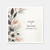 Casual hart niets Fancy gewoon liefde bruiloft Servet (Voorkant)