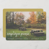 Casual Herfst-uitnodiging Kaart (Voorkant / Achterkant)