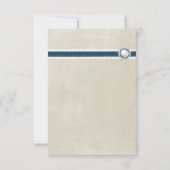 Casual huwelijk kaart (Achterkant)