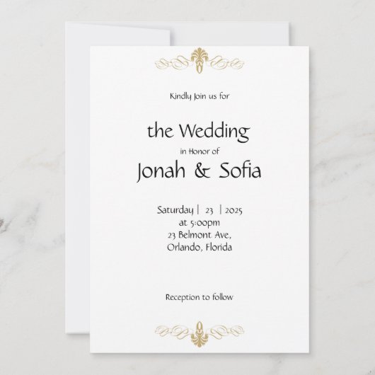 Casual huwelijksaankondiging kaart (Achterkant)