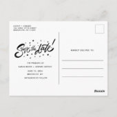 Casual Huwelijksfotobudget Bewaar de datum Briefkaart (Achterkant)