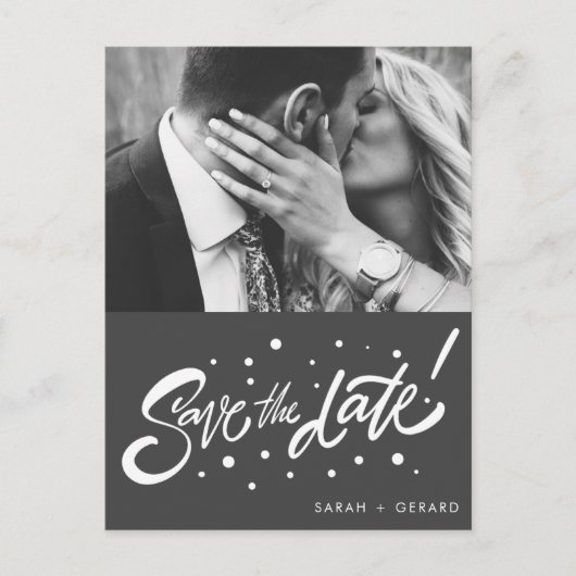 Casual Huwelijksfotobudget Bewaar de datum Briefkaart (Voorkant)