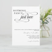 Casual huwelijksuitnodiging kaart (Staand voorkant)