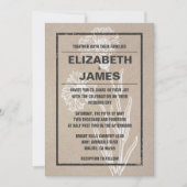  Casual huwelijksuitnodigingen Kaart (Voorkant)